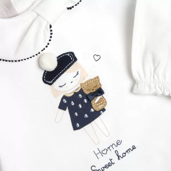Discount Chicco Camiseta Com Bordado