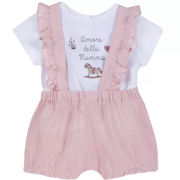 Outlet Chicco Conjunto Camisa E Cal Es De Algod O Sustent Vel
