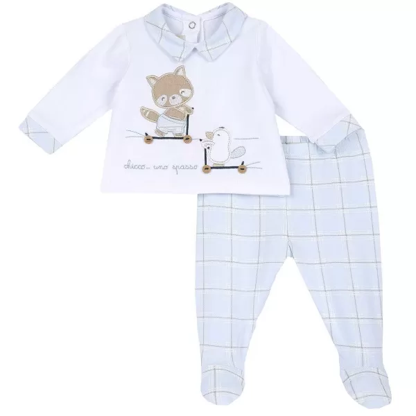 Flash Sale Chicco Conjunto Camisola De Malha E Cal As Com P S