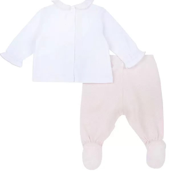 Clearance Chicco Conjunto Camisola De Malha E Cal As Com P S