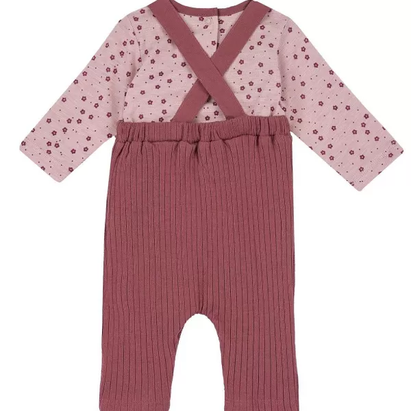 Cheap Chicco Conjunto Com Body Exterior De Manga Comprido E Jardineiras