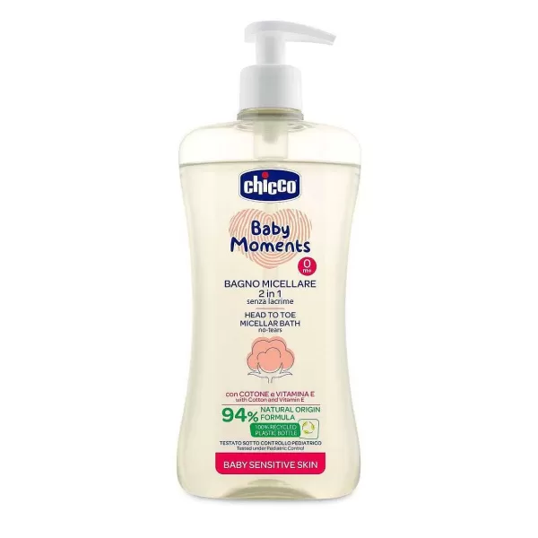 Outlet Chicco Gel De Banho Micelar - Pele Sens Vel 500Ml | Baby Moments