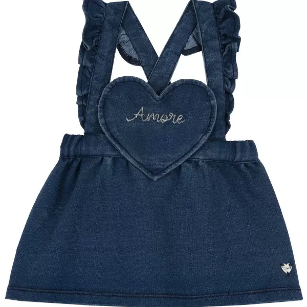 Sale Chicco Jardineiras Saia Efeito De Ganga