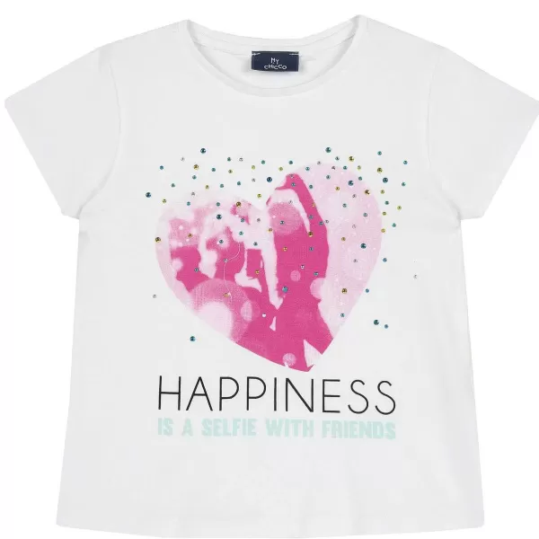 Discount Chicco T-Shirt Com Estampagem Colorido - Algod O Sustent Vel
