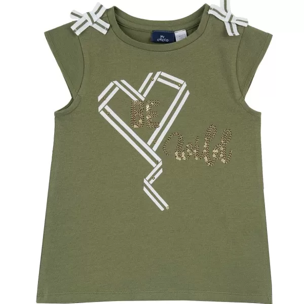 Online Chicco T-Shirt Com La Os E Cora Es