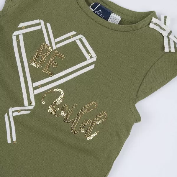 Online Chicco T-Shirt Com La Os E Cora Es