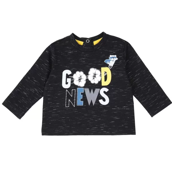 Best Sale Chicco T-Shirt De Manga Comprida Com Estampagem - Algod O Sustent Vel