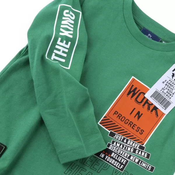 Clearance Chicco T-Shirt De Manga Comprida Com Estampagem - Algod O Sustent Vel