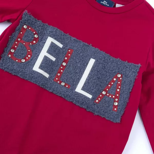 Outlet Chicco T-Shirt De Manga Comprida Com Estampagem E Strass - Algod O Sustent Vel
