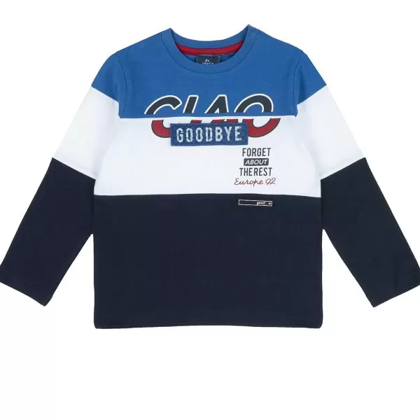 Best Sale Chicco T-Shirt De Manga Comprida E Estampagem - Algod O Sustent Vel