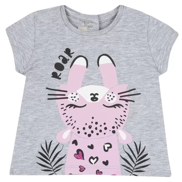 Sale Chicco T-Shirt De Manga Curta E Estampagem - Algod O Sustent Vel