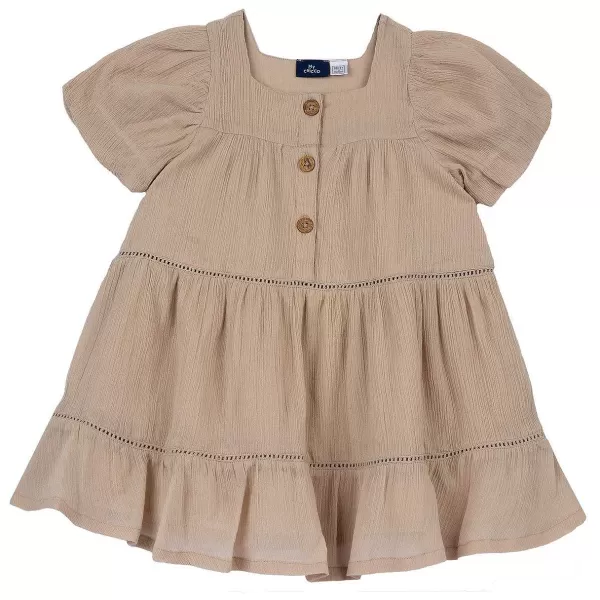 Sale Chicco Vestido Com Folhos