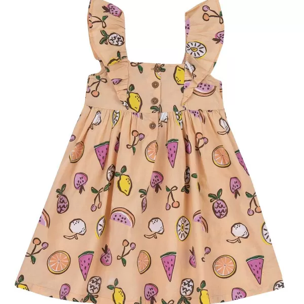 Sale Chicco Vestido De Algod O Sem Mangas Padr O De Frutas