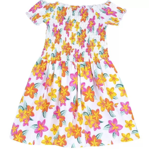 Shop Chicco Vestido De Manga Curta Em Algod O Com Padr O Floral